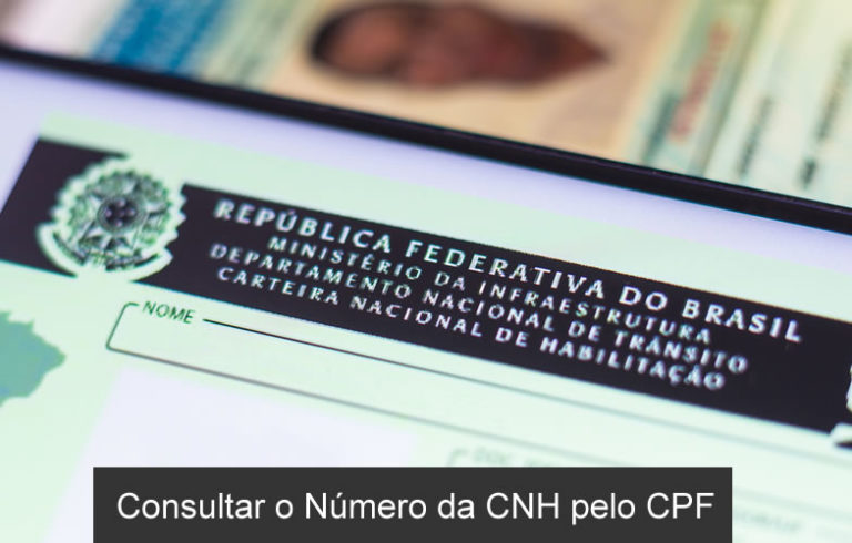 Consultar O Número Da CNH Pelo CPF - Consultar CPF